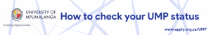 How to check your University of Mpumalanga (UMP) application status ...